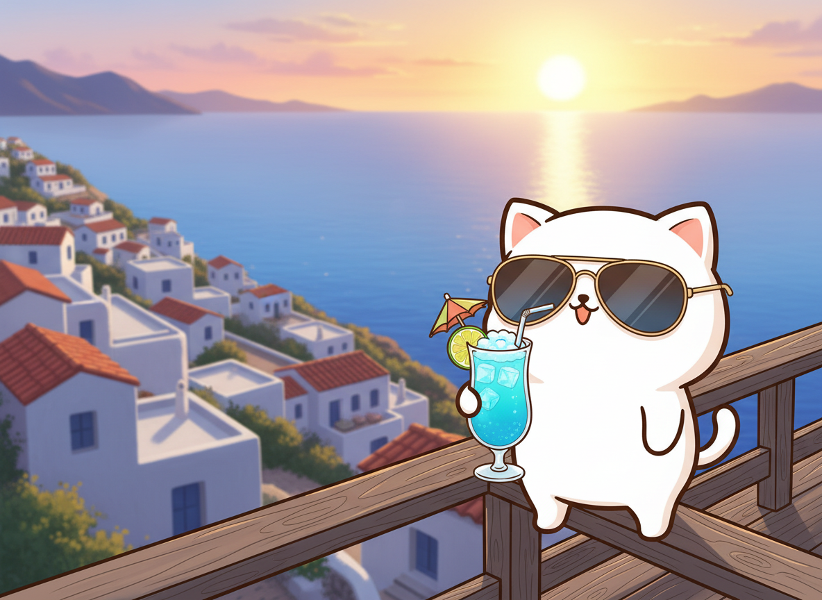 Sunset Cat